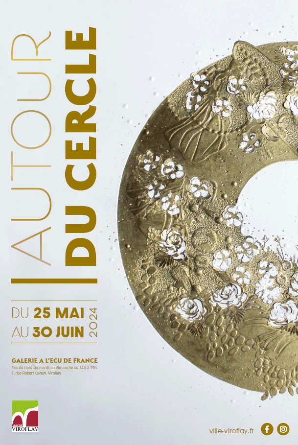 Autour du cercle – Exposition collective, Galerie A l’Ecu de France (Viroflay)